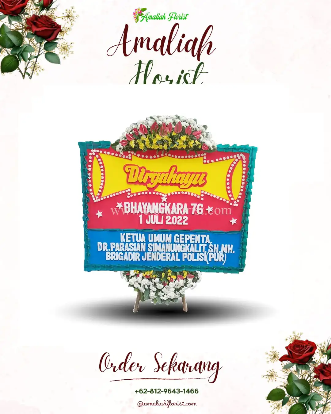 Papan Bunga HUT Ulang Tahun Pocanan
